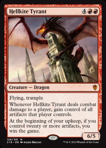 Hellkite Tyrant Light Play, English Magic the Gathering MTG Commander 2016