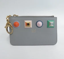 Authentic FENDI Rainbow Studs Coin Purse Wallet I#45230