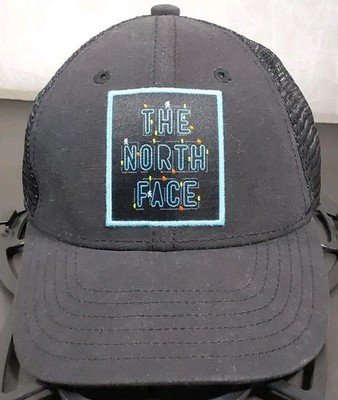 The North Face Baseball Hat/Cap Youth/Junior Black Mesh Snapback.