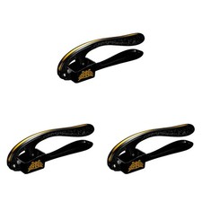  Set of 3 Zinc Alloy Garlic Squeezer Kitchen Ginger Crusher Press Rocker