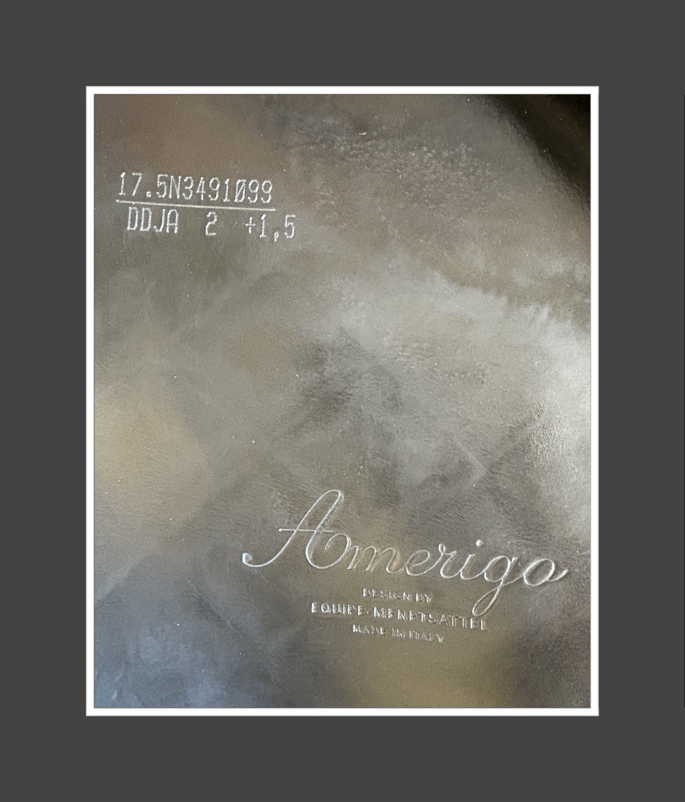 Amerigo Pinerola Dressage Saddle. 17.5” MW