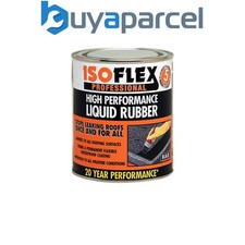 Ronseal 34892 Isoflex Liquid Rubber Black 4.25 litre RSLILR4L