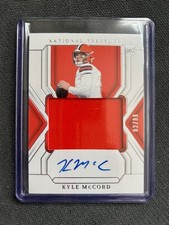2025 Panini National Treasures KYLE MCCORD RC Patch Auto #82/99