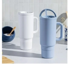 Ello Port 40-oz. Stainless Steel Tumbler with Handle, Assorted Colors, 2 pk.