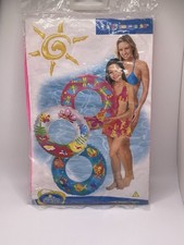 Intex The Wet Set 24" Swim Ring Inflatable Pool Ring Float SEALED NOS The Wet Se