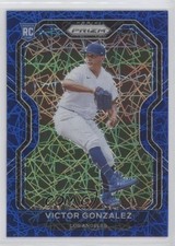 2021 Panini Prizm Blue Velocity Prizm Victor Gonzalez #17 0ms2