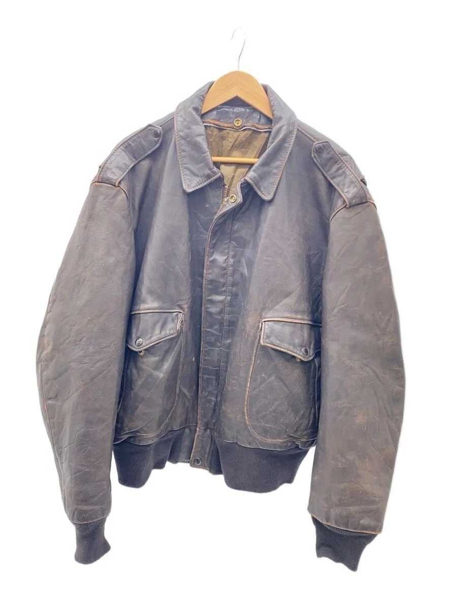 Schott A-2 40 cuero negro liso