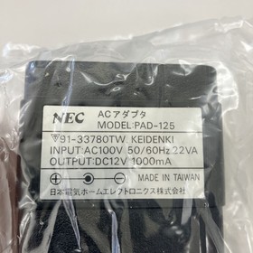 PC Engine Super CD ROM AC Adapter PAD-125 W/Box Turbo Grafx NEC Used Japan