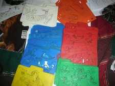 70  VINTAGE DRAWING STENCILS LOT