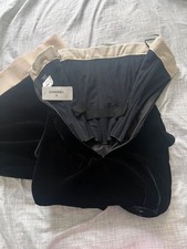 Channel black strapless dress, size 38