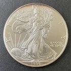 1996 American Silver Eagle .999 Fine Silver US $1 Coin Low Mintage Date BU