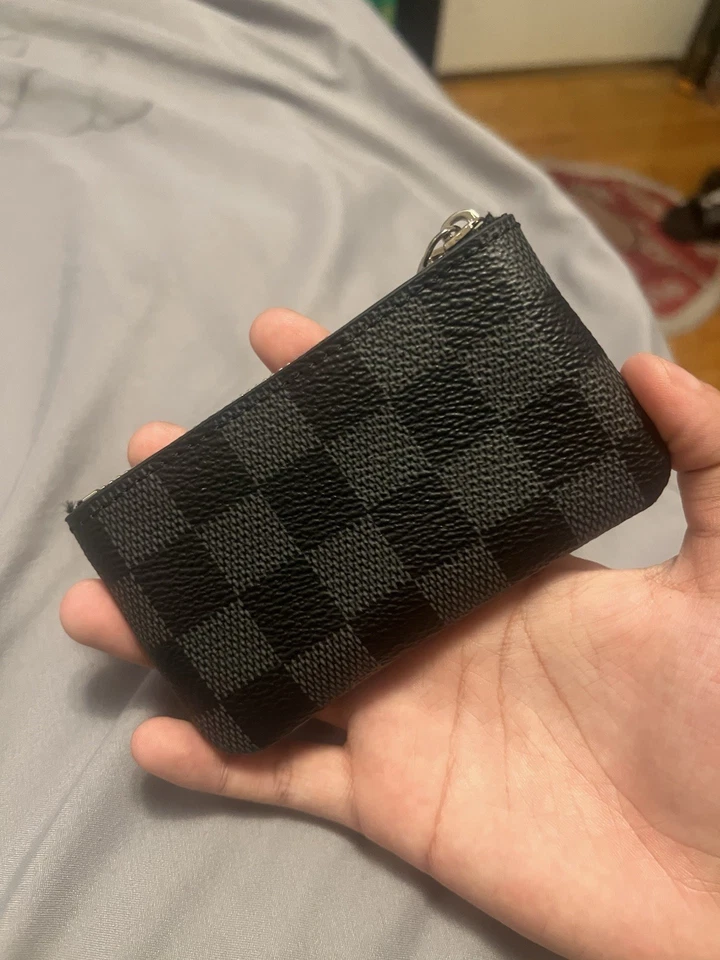 Designer Mini Wallet Purse Card and Coin Wallet Slim Design in Black Print - Image 2 of 4