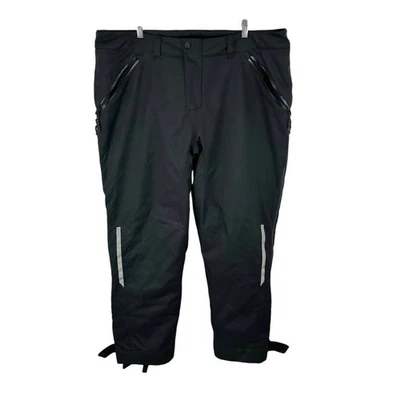 Polaris Insulated Snowmobile Pants Black Sz XL Winter Riding Gear 33 Inch Inseam - Image 1 of 4