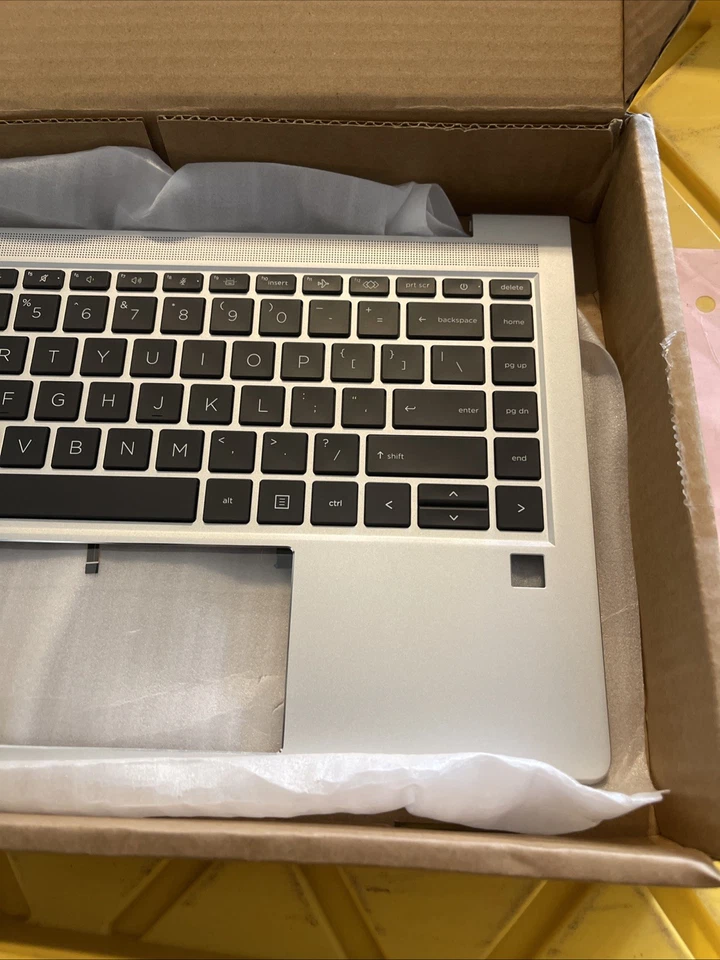 Laptop for HP ProBook 440 G6 445 G7 English Keyboard Palmrest Cover Backlit - Image 3 of 4