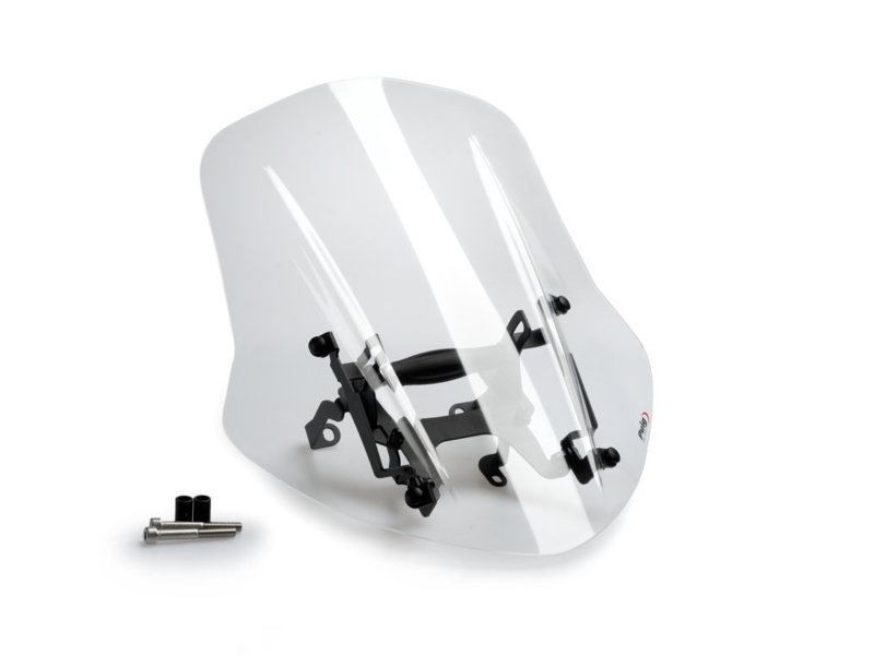 Puig Clear New Generation Adjustable Touring Screen Ducati Diavel 1260 2019-2023
