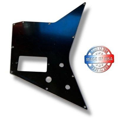 ギター CrewsManiacSound 53BLACKGUARDVintageLine 3 Ply Black/White/Black/ Pickguard for Gibson Melody Maker