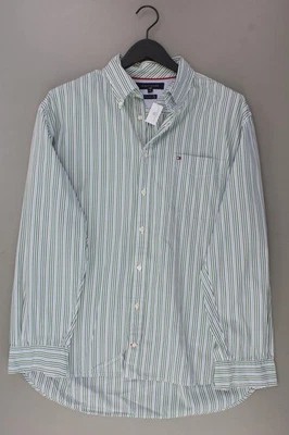 ✅ Tommy Hilfiger Langarmhemd Regular Hemd für Herren Gr. 54, XL gestreift grün ✅ - Bild 1 von 4