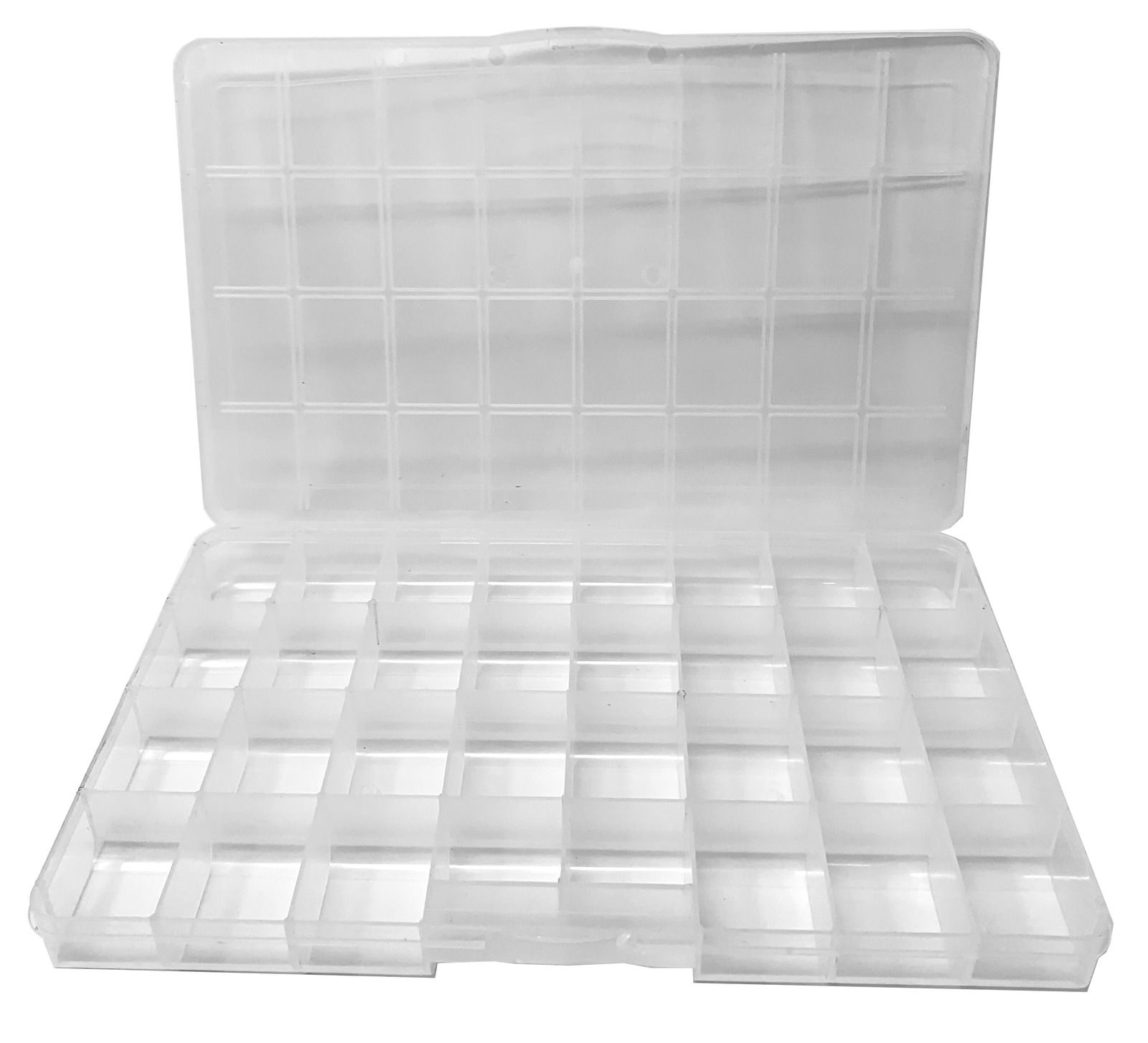 Velono 32 Compartment Clear No Spill Bead Storage Organizer for Crafts Jewelry..