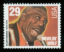 #2861 29c Howlin' Wolf, Mint **ANY 5=FREE SHIPPING**