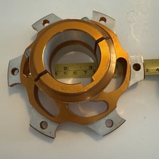 40 mm Brake disc carrier go kart racing new anodized gold as shown measure