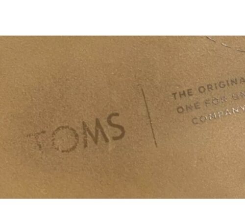 Toms Sandals Womens Size 7 Brown Open Toe Canvas Flip Flops - Picture 4 of 6