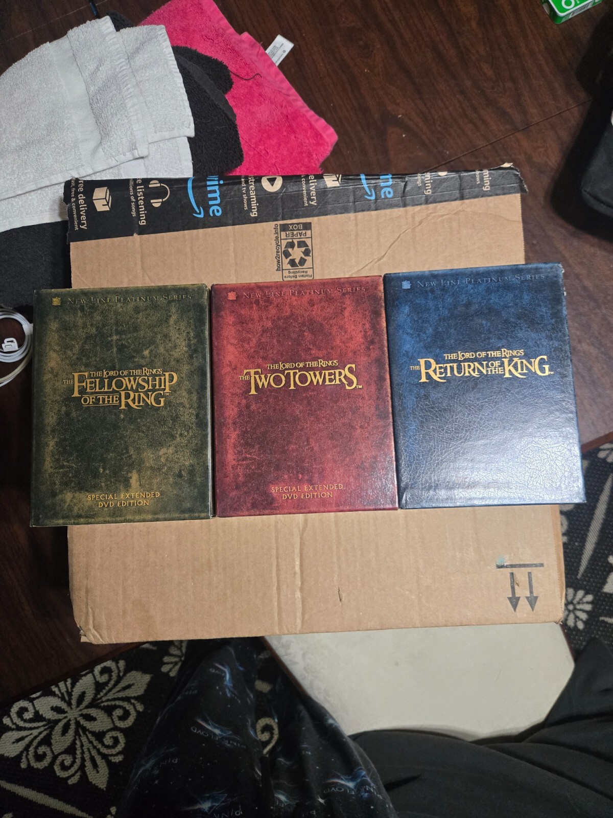 The Lord of the Rings Trilogy Special Extended Edition 12-DVD set - EXCELLENT