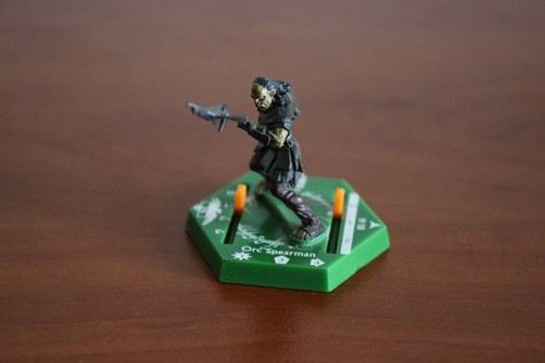 Lord of the Rings LOTR TMG Hex Combat Game Piece - Orc Spearman BS16 - Picture 3 of 5