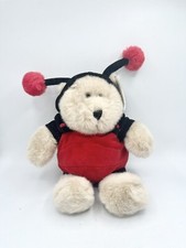 STARBUCKS 14TH EDITION BEARISTA BEAR 2001 LADYBUG 9" PLUSH VALENTINE'S DAY W/tag