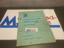 Sachs Standmotor 76 RM SB 96 Ersatzteilkatalog Ersatzteilliste Handbuch A0993