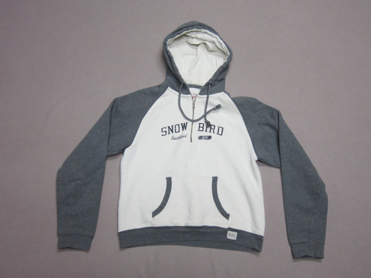 CHAMPION FIELDHOUSE WOMENS SNOWBIRD HALF ZIP PULLOVER HOODIE SIZE
