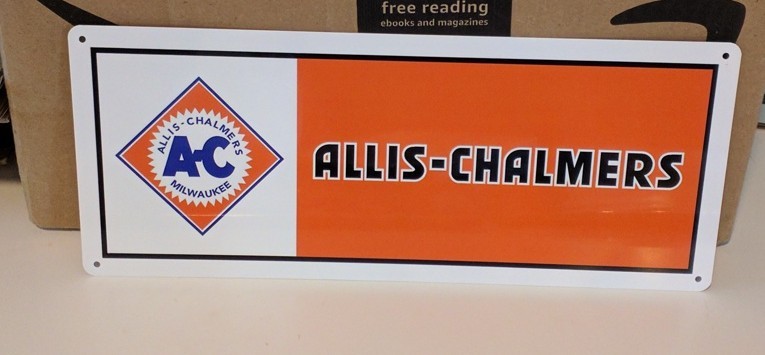 Allis - Chalmers Ac Metal Sign Farming Equipment Tractors Parts 5X12 50077