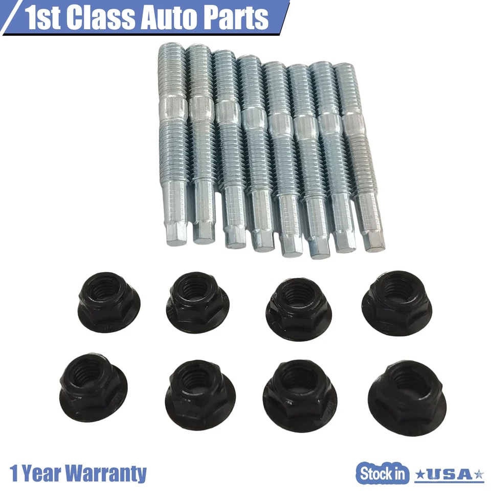 Kit de 16 pernos y pernos colectores de escape para Ford F450 Super Duty 2005-2017 Foto 4 de 4