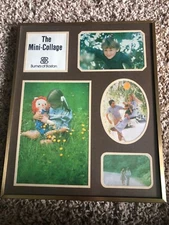 NEW The Mini-Collage vintage photo photograph frame with kickstand 80s 90s