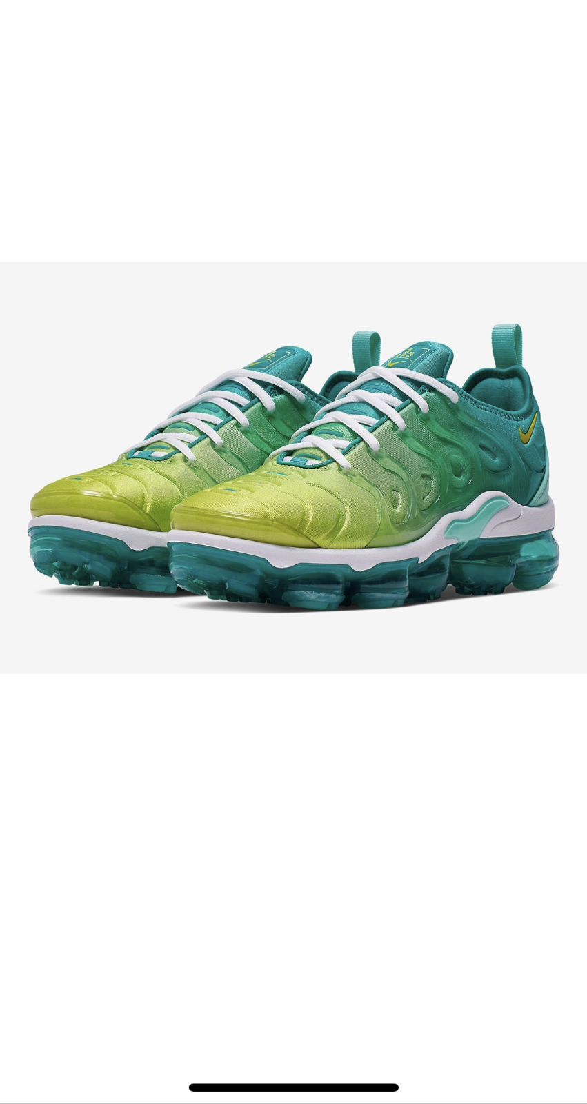 nike tn vapormax green