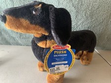 Melissa  Doug Dachshund Dog Plush 16" Stuffed Toy Lovey Realistic Lifelike