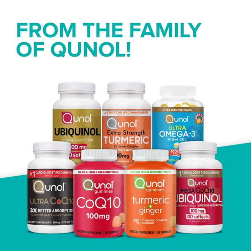 Qunol Magnesium (180 Count) 3 in 1 Capsules with Calcium, Zinc, and