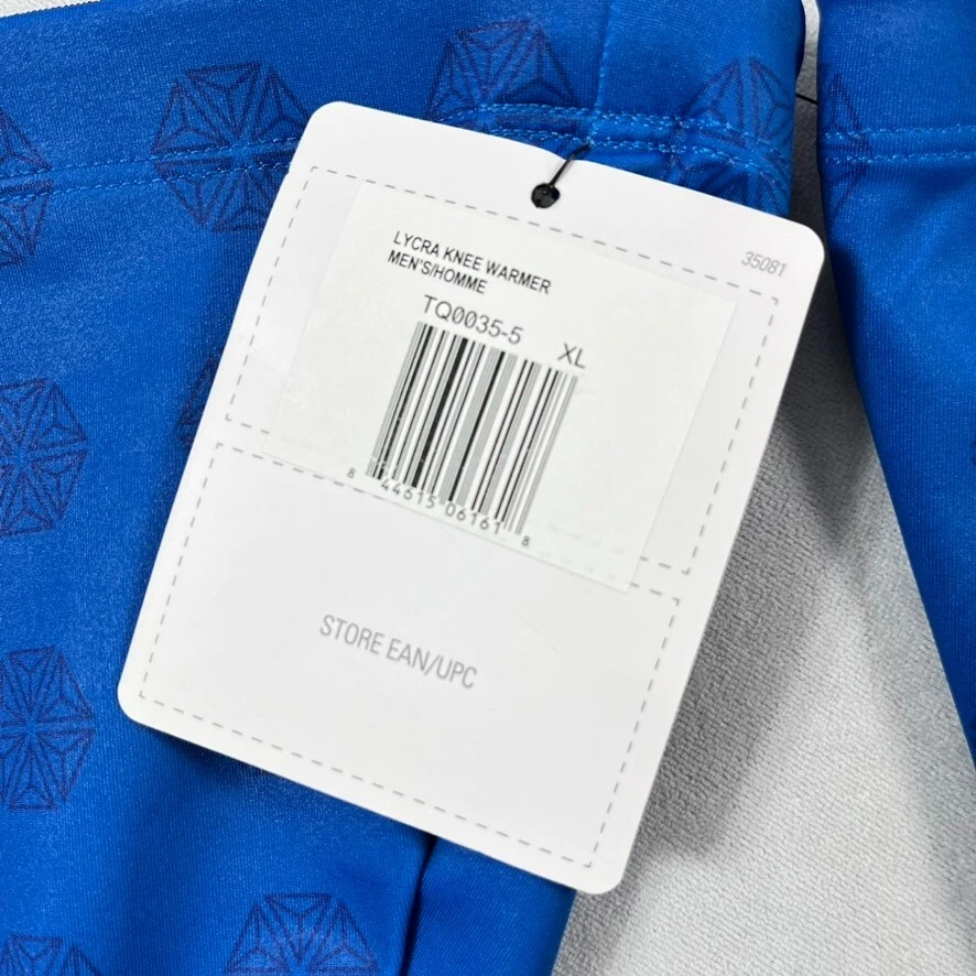 Castelli 自行车莱卡护膝男式 XL 全新带标签 立式 2 癌症标志 — 第 3/4 张图片