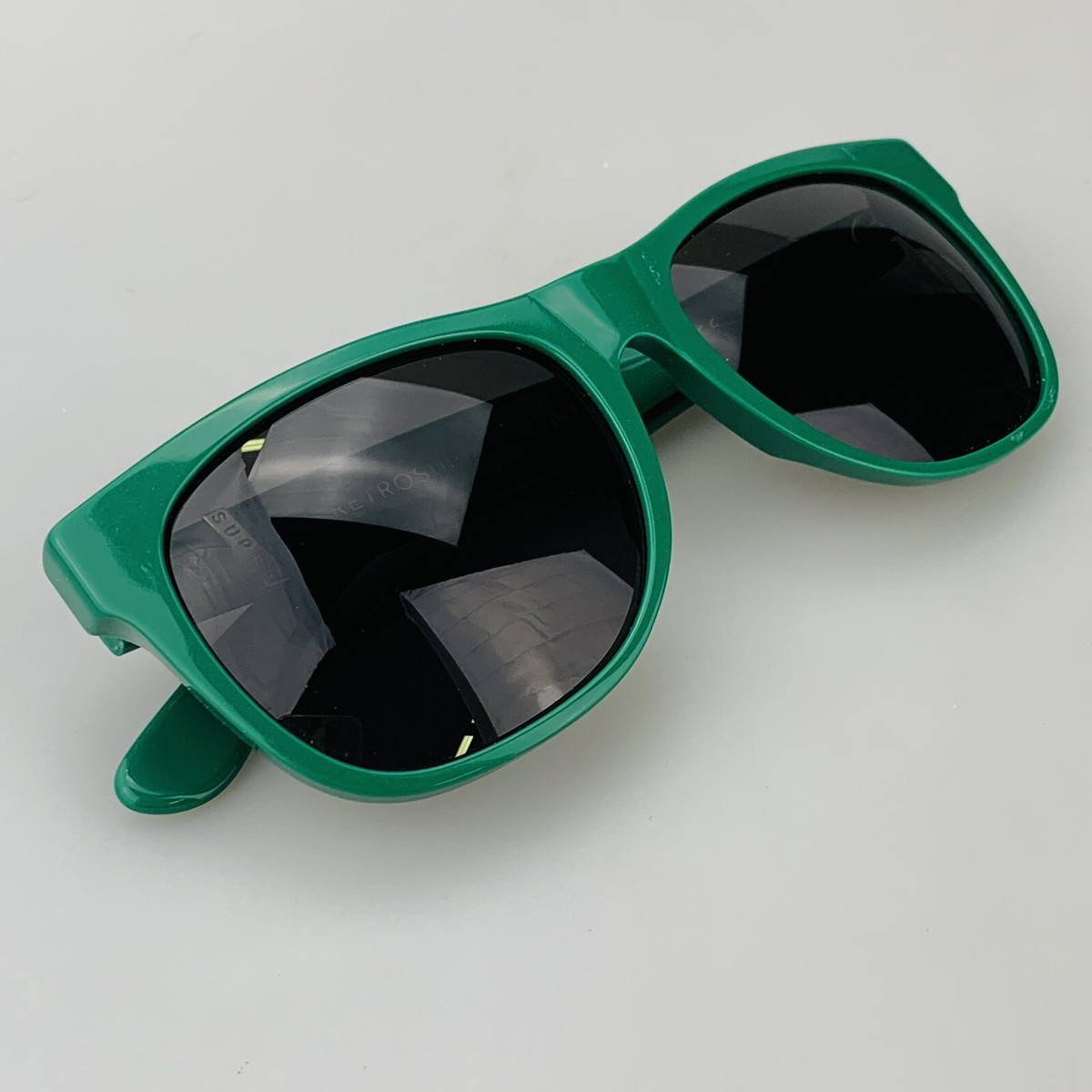 RETROSUPERFUTURE Men\'s Green Transparent Square Sunglasses RETROSUPERFUTURE Green Sunglasses for Men for sale | eBay main image 2