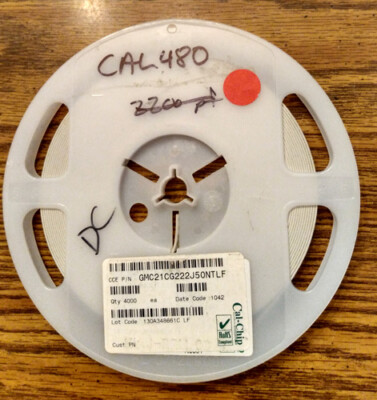 Lot of 3000 ?: Cal-Chip GMC21CG222J50NTLF