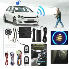 Car Alarm System Keyless Entry Universal Engine Start Push Button Remote Starter