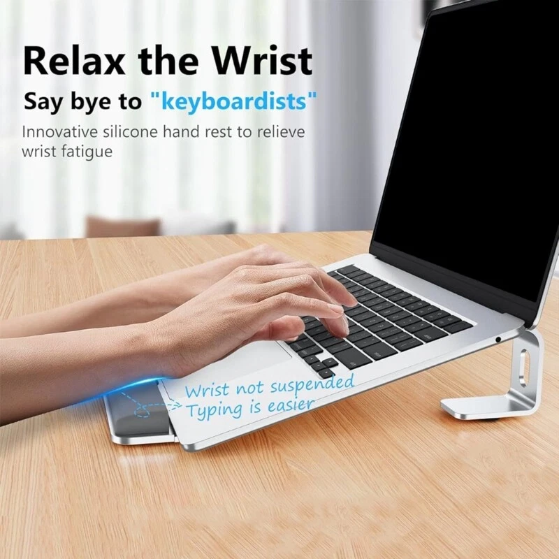 Adjustable Aluminum Folding Laptop Stand for PC Tablet Notebook