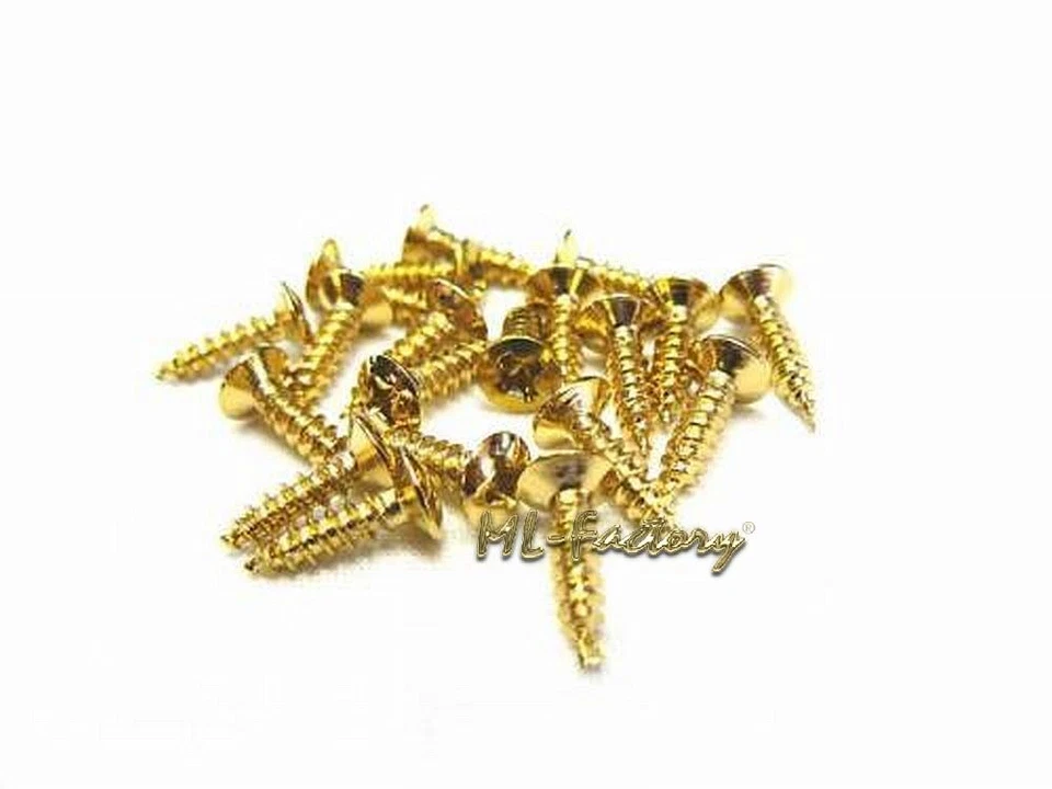 20 Stk. Pickguard-Schrauben ML-Factory® gold