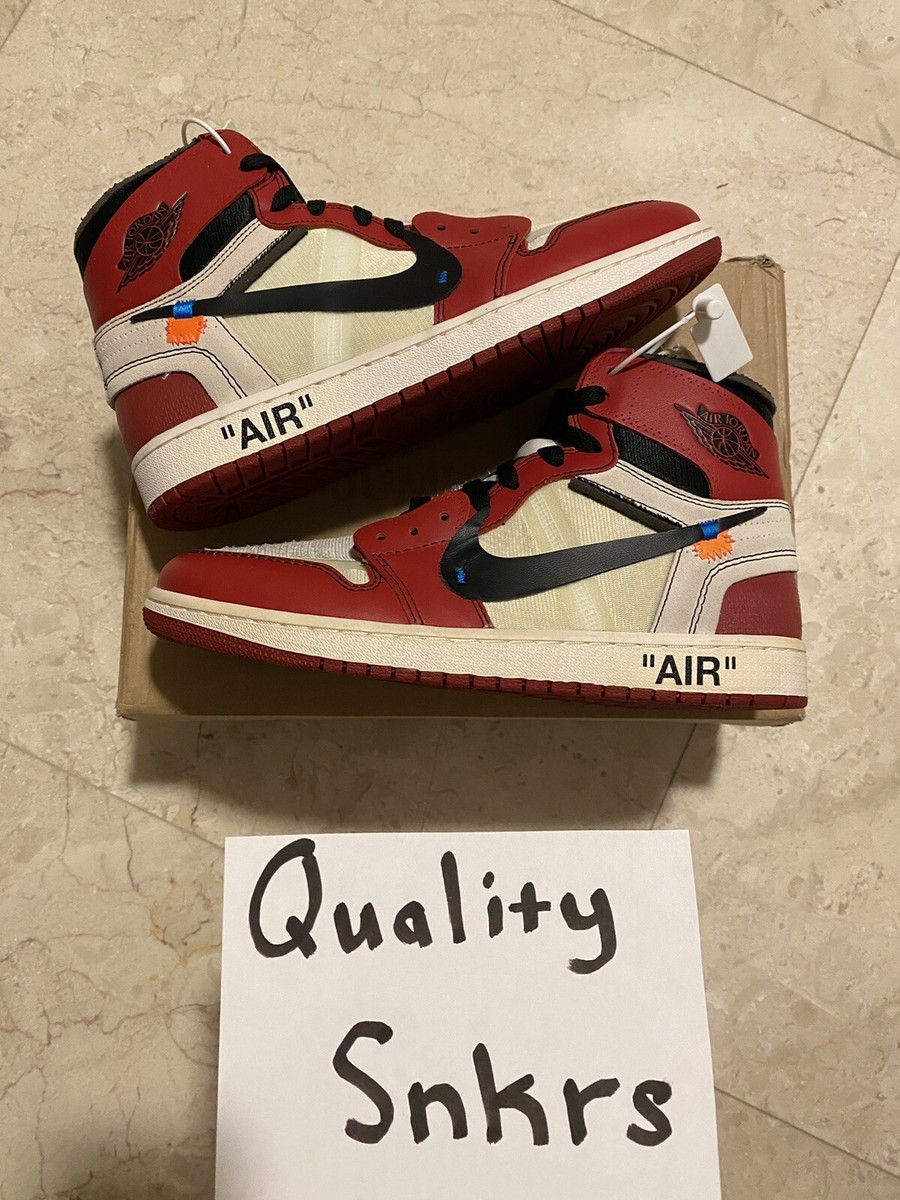 Size 10 - Jordan 1 Retro High OG x OFF-WHITE Chicago 2017 Size 10 - Jordan 1 Retro High OG x OFF-WHITE Chicago 2017