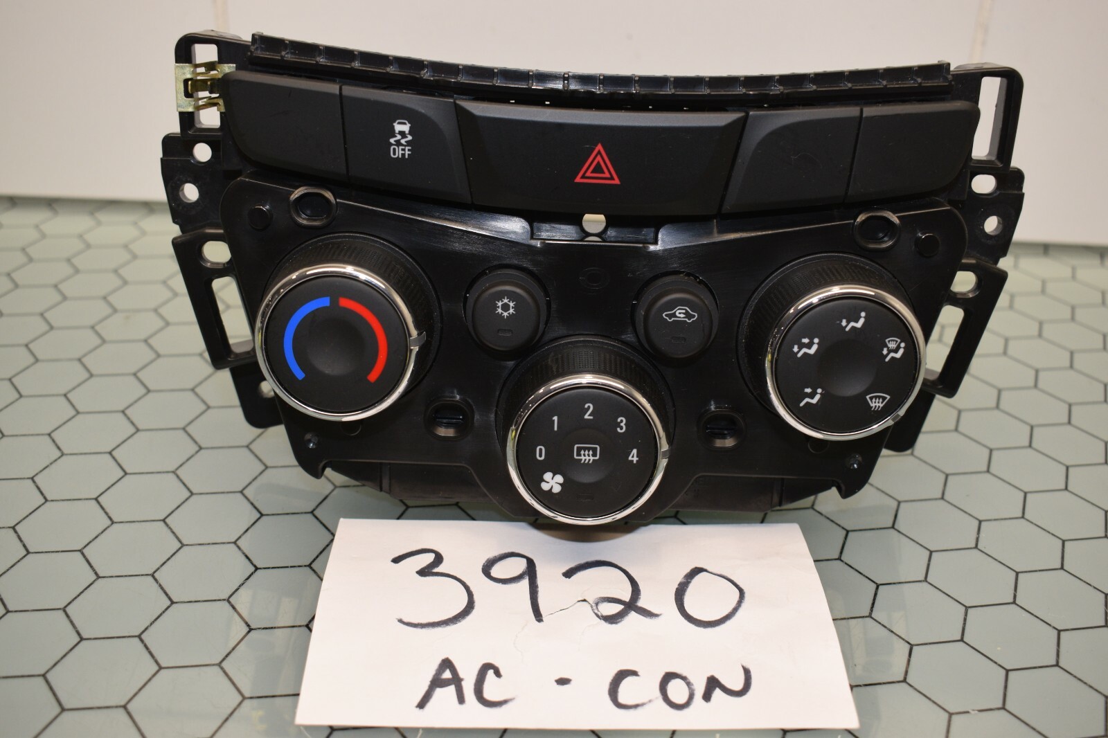 17 18 19 20 Chevrolet Trax AC and Heater Control Used Stock #3920-AC 
