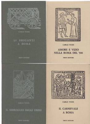 Die Bücher des Kükens - Carlo Tuzzi - die Briganten in Rom 4 Bücher mit Etui 1966