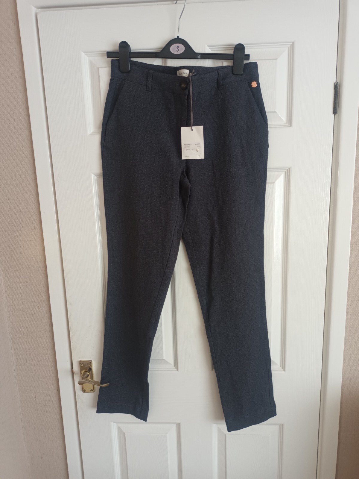 *NWT* Harris Wilson Viviane Trousers Marine (size 2)  32w x 29L RRP £125