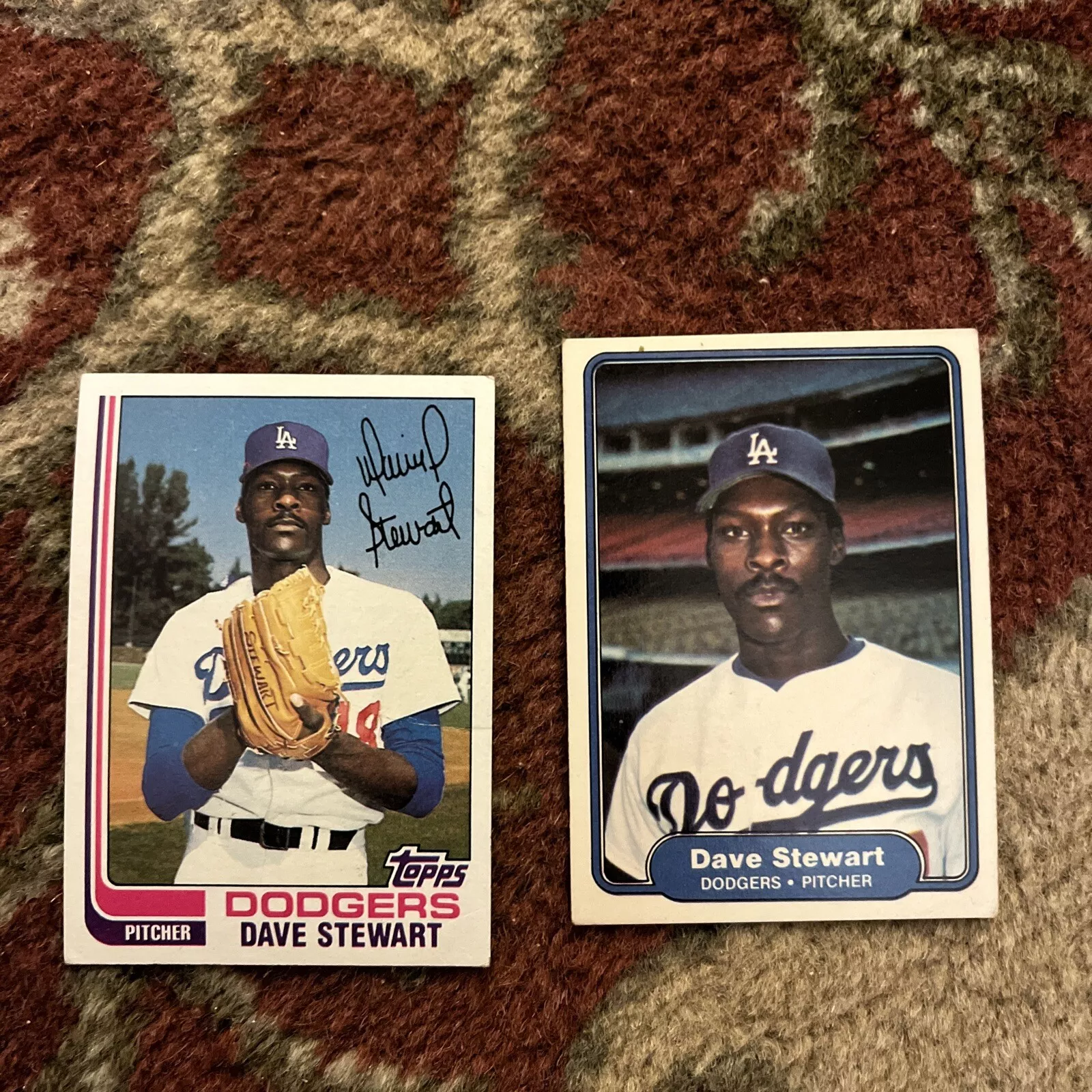 Dave Stewart trading card