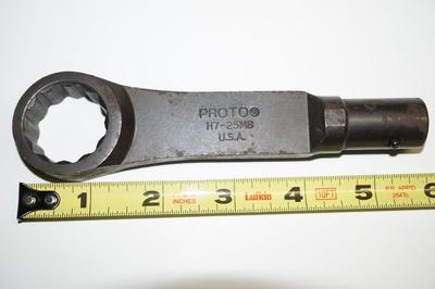 1 New Proto USA 25mm 3600 IN/lbs max Box End Torque Wrench Head JH7-25MB