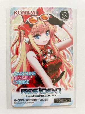 Konami e-AMUSEMENT PASS Card beatmania IIDX Caroline Himmel