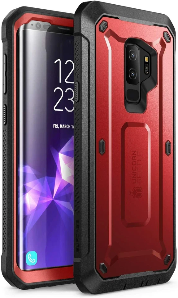 SUPCASE Para Samsung Galaxy S9+ Plus, Funda Giratoria Funda Pantalla Incorporada Foto 4 de 4